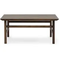 Normann Copenhagen Couchtisch Grow 80x80cm geräucherte Eiche