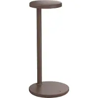 Flos Oblique Tischleuchte Brown - , dimmbar, Braun / Rost, für Wohnzimmer, Aluminium