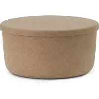 Normann Copenhagen Versteckter Aufbewahrungspouf, Sand groß