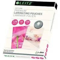 Leitz Laminierfolien A5 125 Mikron 100 Einheiten