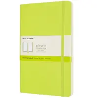 Moleskine Classic Hard Cover Notebook Large Lemon Green Ruled