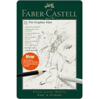 Faber-Castell - Set Pitt Graphite Matt tin (11 pcs) (115220)