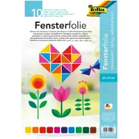 Folia Fensterfolie Farbe 10 Blatt