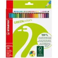 Stabilo Buntstifte - GreenColors - 24 st. - Mehrfarbig - - One Size - Buntstiftsets