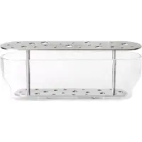 Fritz Hansen Ikebana Vase Long Stainless Steel - , Metallisch, Glas