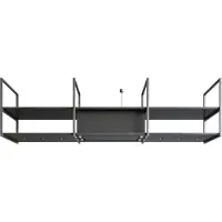 NOVY Premium Inselhaube Pureline Frame 120 cm mit 4 Rahmen 70 cm Schwarz 15006 inkl. 5-Jahre Garantie
