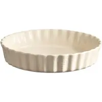 Emile Henry Tortenform Tief Argile Cream 28 cm