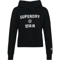 Superdry Code Core Sport Crop Box Kapuzenpullover