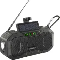 Renkforce RF-CR-300 Outdoorradio UKW, MW Bluetooth, SD wiederaufladbar, Solarp