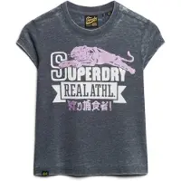 Superdry Varsity Burnout Cap Kurzarm-t-shirt