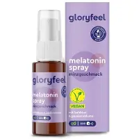 Gloryfeel Melatonin + Baldrian, Lavendel Melissen Extrakt Spray Minze 30 ml Mundspray