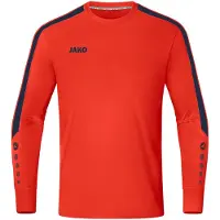 Jako Power Tw-Trikot Langarm Kinder - Flame / Marine | Größe: 116