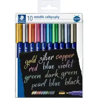 Staedtler Packung Mit 10 Metallischen Kalligraphie-federn