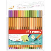 Stabilo Point 88 Fineliner 18er-Pack Trend