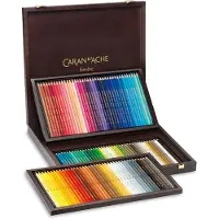 Caran d'Ache Supracolor Aquarelle Holzkiste mit 120 Stück