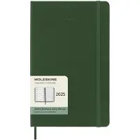 Moleskine 12M Weekly Notebook Hardcover 2025 Large Myrtle Green