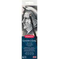 Derwent - Charcoal 6-stk Metalbox (601062)