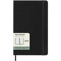 Moleskine 12 Monate Wochenkalender 2025, Pocket, Schwarz
