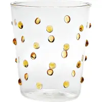 Zafferano Party Tumbler Glas Gelbgold 45 cl Set mit 6 Glasteilen