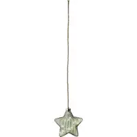 Décoris LED Stern grün/warmes weiss 20cm