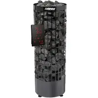 Harvia Elektrischer Saunaofen Cilindro XE Schwarz 6,8 kW | HPC7004MXE