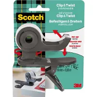 Scotch C19 Klebeband-Abroller Grau
