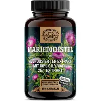 Scheunengut Mariendistel Leberkur - Leber entgiften Kapseln Hochdosiert Silymarin DE 180 114 g