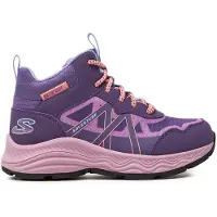 SKECHERS Mädchen Abenteuer Blitz Spaß Jagd wasserdichte Schuhe Purple Light Blue