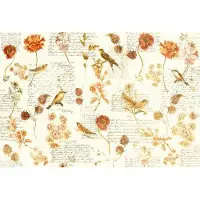 Architects Paper Fototapete "Atelier 47 Bird Poetry 1" floral glatt Vlies, Wand, Schräge, Decke