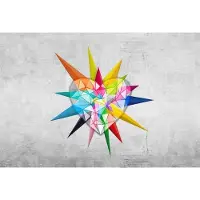 Architects Paper Fototapete "Atelier 47 Heart Star 2" 3D-Optik glatt Vlies, Wand, Schräge, Decke