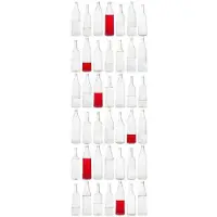 Architects Paper Fototapete "Mix It Up", rot (rot, weiß), B:1m L:2,8m, Vlies, Tapeten, Fototapete, Moderne Tapete Grafik Bunt Weiß Panel 1,00m x 2,80m