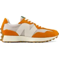 New Balance Unisex. U327V1 Leder Turnschuhe 327 orange (37), Wohnung, Schnürsenkel, Lässig