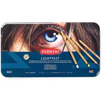 Derwent Lichtbeständiger Bleistift In Metallbox 36 Einheiten