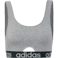 Adidas Sport-BH Adidas Scoop Bralette Damen Heather Grey-XS