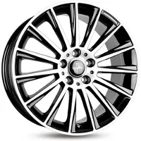 KESKIN KT18 TURBO black front polished 8.0Jx18 5x112 ET45
