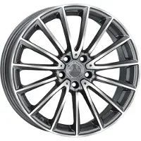 Mak Alufelge Komet 8X18 5X112 Et 48 Gun Met-Mirror Face