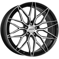 DOTZ ALUFELGE Suzuka dark 8.5x19 5x120 ET 33 BLACK/POLISHED