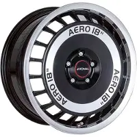 Ronal 16 Zoll Alufelge R50 AERO 16"x7,5" 4x100 PCD ET38 68,0mm Felge Schwarz Frontpoliert