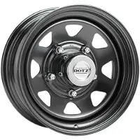 DOTZ 17 Zoll Stahlfelge dakar 17"x7" 6x114.3 PCD ET30 66.1mm Felge Silber