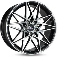 Mam B2 black front polished 8.0Jx18 5x112 ET45