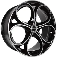 Gmp Alufelge Drake 8X18 5X110 Et 33 Black Diamond
