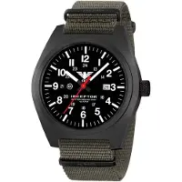 KHS INCBS.NSGO Herrenuhr Inceptor Black Steel Steingrau-Oliv