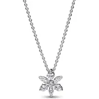 Pandora 392387C01-45 Damen-Halskette Silber 925 Funkelndes Herbarium