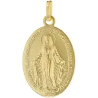 Trendor 51935 Milagrosa Anhänger 585 (14K) Gold Medaille Madonna