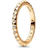 Pandora 162800C01 Damenring Pyramiden Goldfarben