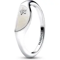 Pandora 193325C01 Siegelring für Damen Halbiert Emaille Silber
