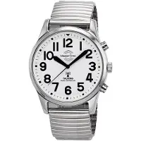 Master Time MTGA-10691-61M Sprechende Funk Herrenuhr mit Zugband