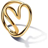 Pandora 163288C00 Ring für Damen Herz Goldfarben