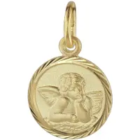 Trendor 08618 Schutzengel Anhänger Gold 585