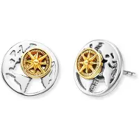 Engelsrufer ERE-ALOHAWORLD-BI-ST Damen-Ohrringe Ohrstecker Aloha Welt